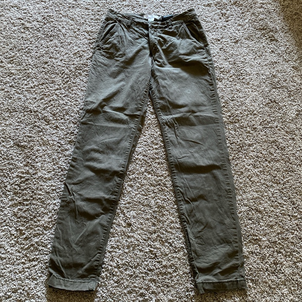 Women's H&M Olive Green size 4 skinny chino Pants